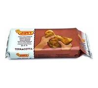Jovi - Pâte à modeler autodurcissante Terracotta - Facile à nettoyer - 1 kg