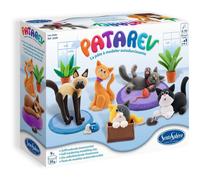 Sentosphère Pâte à modeler autodurcissante Patarev Les Chats – Boîte 9 couleurs – Dès 7 ans