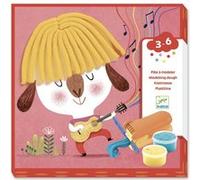 Pate a modeler bouclettes et cheveux raides - Djeco Rouge G