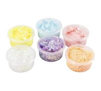 Pâte à modeler - Creativ Company - Glitter Clay - Autodurcissante - Paillettes - 6 x 20 ml