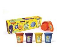 Crayola – Pâte à modeler Silly Scents – Kit 4 pots parfumés, 113 g chacun, couleurs assorties
