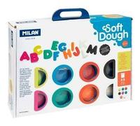 Pâte à modeler en argile Milan Alphabet Multicouleur 1,1 kg