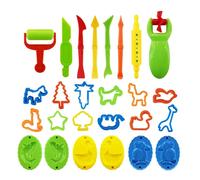 Pâte À Modeler En Plasticine Pour Enfants, 36 Couleurs, Argile Sèche À L'air, Colorée, Ultra-Légère, Jouets Éducatifs Amusants - 26 Pièces Un Ensemble D'outils