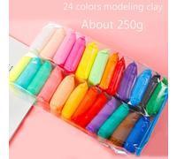 Pâte À Modeler En Plasticine Pour Enfants, 36 Couleurs, Argile Sèche À L'air, Colorée, Ultra-Légère, Jouets Éducatifs Amusants - 24 Couleurs