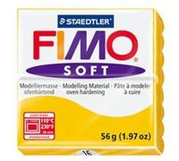 Pâte à modeler et à cuire - FIMO - Soft - Jaune soleil - 56g