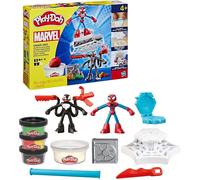 Pâte à Modeler F9827 Marvel Set De Jeu pour Batailles Lance et Taille Spiderman