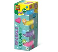Pâte à modeler Feel good - Scintillant (4x90gr) - SES CREATIVE
