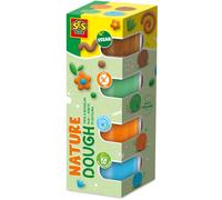 SES Creative Pâte à modeler Feel Good Nature – végan, sans gluten – 4x90g (4 couleurs)