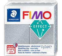 Pâte à modeler FIMO EFFECT argent métallique 57 g