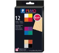 Pâte à modeler - FIMO PROFESSIONAL - Kit de 12 - Multicolore - Professionnelle - À partir de 3 ans