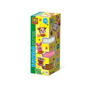 Pâte a modeler FunDo - Animaux de la ferme (3x90gr-1x40gr) - Interactive pour les jeunes enfants.