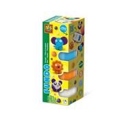 Pâte a modeler FunDo - Animaux sauvages (3x90gr-1x40gr) - Interactive pour les jeunes enfants.