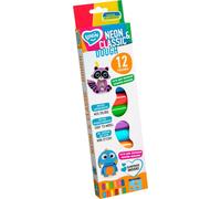Pâte à modeler légère TM Lovin Neon Classic 12 couleurs + accessoires