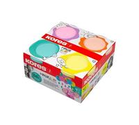 KORES Pâte à Modeler Magic Clay Pastel Sèche à l'air libre 4x40g Assorti G