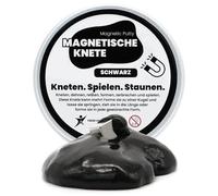 Pâte à modeler magnétique noire - Super pâte à modeler intelligente avec aimant et 6 yeux mobiles - Pâte magique pour enfants et adultes - Jouet à modeler, jouer et émerveiller - Super pâte à modeler