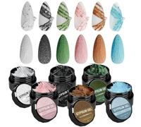 Pâte à modeler moyenne pour femme - Composé de moulage auto-nivelant - Outil de conception artistique pour manucure, projets d'artisanat, studio, pratique à domicile, économique, c