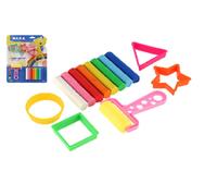 Pâte à modeler NARA 100g 8pcs avec cutters 4pcs avec rouleau