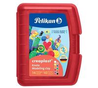 PELIKAN Pâte à modeler Creaplast, boîte de 14, rouge G