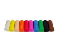 Pâte à modeler 'PLASTILINA', boîte de 10 couleurs