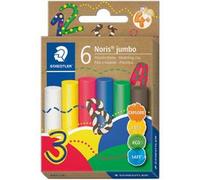 Pâte à modeler plastiline Noris jumbo, 6 couleurs