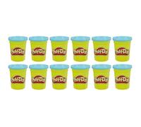 Pack de 12 pots de pâte à modeler Play-Doh Bleu