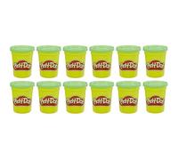 Pack de 12 pots de pâte à modeler Play Doh Vert Vert E