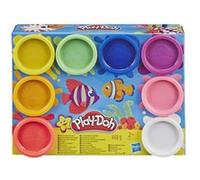 Play-Doh Pâte à modeler 8 pots Arc-en-ciel – Modèle aléatoire, Couleurs fluo
