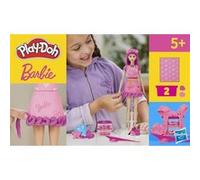 Play-Doh Barbie Cœurs et Coiffure, Coffret de pâte à Modeler