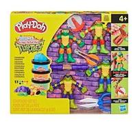 Pâte à modeler Play-Doh Les Tortues Ninja Créations Cowabunga Multicolore E