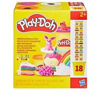 Pâte à modeler Play-Doh Pack de 18 pots imagination Multicolore E
