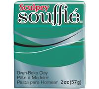 Pâte à modeler polymère à cuire Sculpey Soufflé - Vert Jade - N 6323 - 48 g