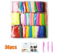 Pâte À Modeler Polymère Argile Sèche Slime Kit Pâte À Modeler Légère Pâte À Modeler Eva Handgum Bricolage Mousse Pâte À Modeler Jouet Éducatif Enfant - 36 X Le Poids De