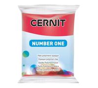 Pâte à modeler polymère - Cernit - Number one - Rouge Noël - 62g - Pour enfants à partir de 8 ans