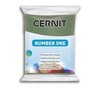 Pâte à modeler polymère - CERNIT - Number one - Vert olive - 62g - Pour enfants à partir de 8 ans