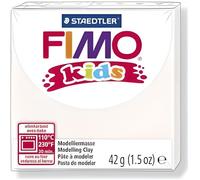 Pâte à modeler polymère pour enfant - FIMO - Fimo Kids Blanc - Blanc - 42 g - Souple et facile à modeler