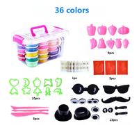 Pâte À Modeler Polymère Super Légère Et Intelligente Pour Enfant, Argile À Modeler En , À Faire Soi Même, Jouet Éducatif D'apprentissage, - 36 Colors3