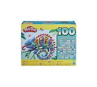 Play-Doh Wow Coffret 100 Couleurs, inclut 100 Pots de pâte à Modeler, 3+ ans