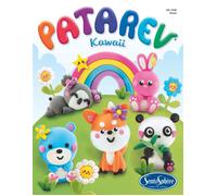 Sentosphère - Patarev - Blister de 5 Pots - Kawaii - Pâte à Modeler - pour créations artistiques - Décoration - pour Enfants dès 6 Ans - Assemblé en France - 8708