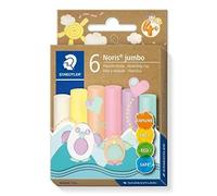 Pâte à modeler - STAEDTLER - 842P C6 - Couleurs pastel - 6 bâtons - Testé dermatologiquement