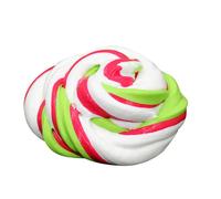 Pâte À Modeler Visqueuse De 60ml, Jouet Visqueux, Pâte À Modeler Légère, Pâte À Modeler, Gomme Polymère, Anti-Stress, Jouets Visqueux - Vert Blanc Rouge