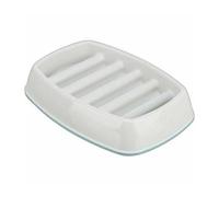 Pâte À Nourrir Lentement, Design Grille, 0,25l/21 ×14 Cm, Plastique/Tpr, Gris