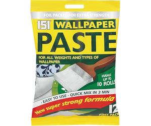 Pâte à papier peint Formule super forte | Convient à tous les types de papier peint | Lot de 10 rouleaux | Application facile et adhérence durable