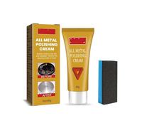 Pâte À Polir For Métaux - Nettoyant Multi-usages For Ustensiles De Cuisine, Éviers Et Acier Inoxydable - Protège Contre L'oxydation Et La Rouille(2PCS)