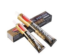 Pâte à polir métallique de haute qualité pour l'élimination de la rouille, abrasive, pour acier inoxydable, avec motif de grainage efficace pour le meulage 50g