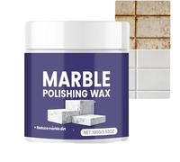 Pâte à polir pour marbre, cire professionnelle pour comptoirs, sols et carrelages en granit, quartz et pierre. Ravive l'éclat et élimine le ternissement. Protection longue durée imperméable. (1pcs)