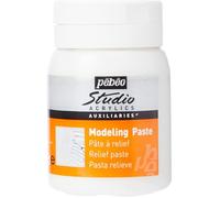 Modelage Pâte M Pebeo Studio Acrylique 500ml Bouteille Blanc Ajoute Texture 3D
