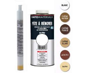 Pâte à rénover + Tube durcisseur SINTO SA - Chêne Clair - Cartouche de 0.8L 1.5 Kg - 820173