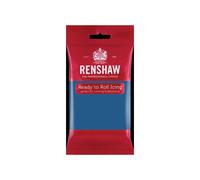 Renshaw - Fondant Atlantic Blue 250g, Pâte à Sucre Prêt à l'Emploi, Optimal pour Recouvrir et Décorer Gâteaux, Cupcakes et Biscuits, Bleu Atlantique, 250 g