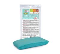 Pâte à sucre bleu clair (vanille) - qualité pro...