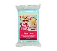 FunCakes Pâte à Sucre Pastel Bleu Facile à Utiliser Lisse Flexible Doux/Flexible Décoration de Gâteaux Halal Casher sans Gluten 270 g